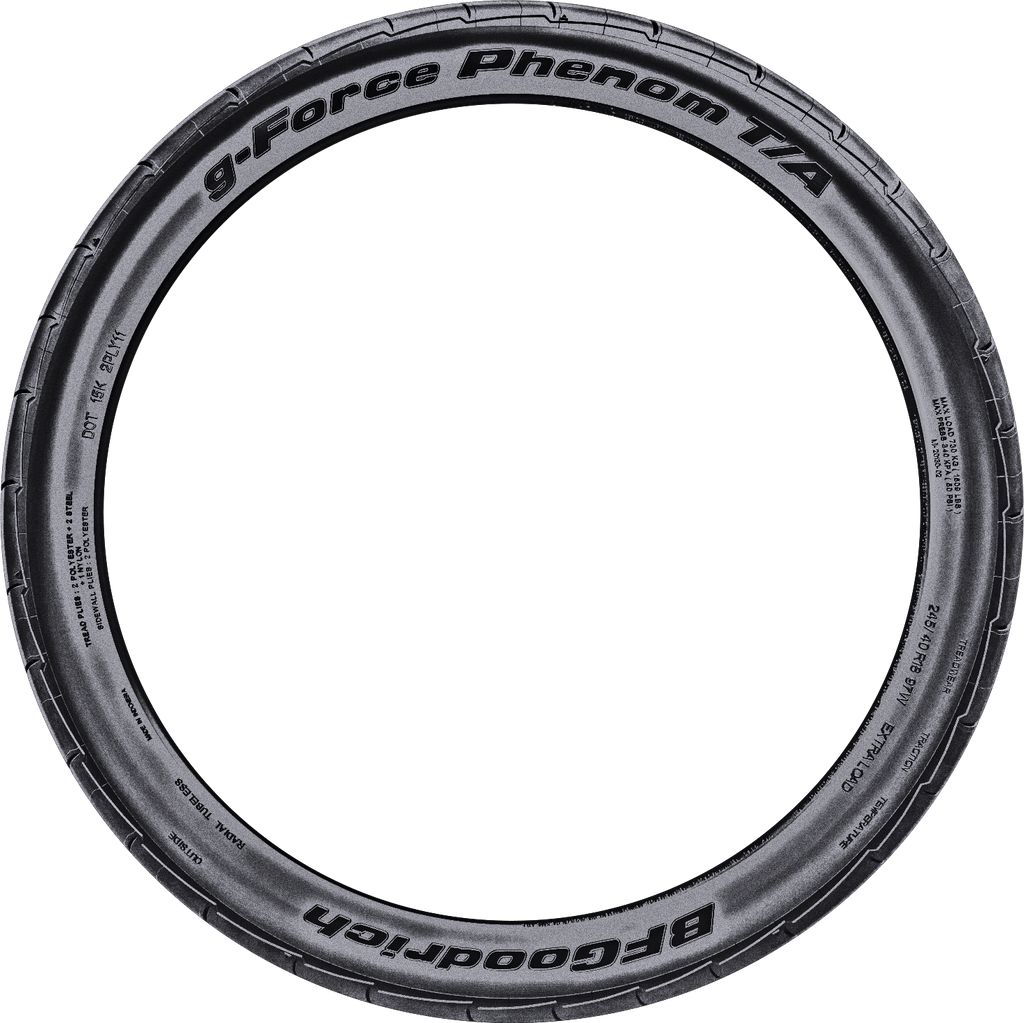 BF Goodrich g-Force Phenom T/A 225/40R18 tire view 2