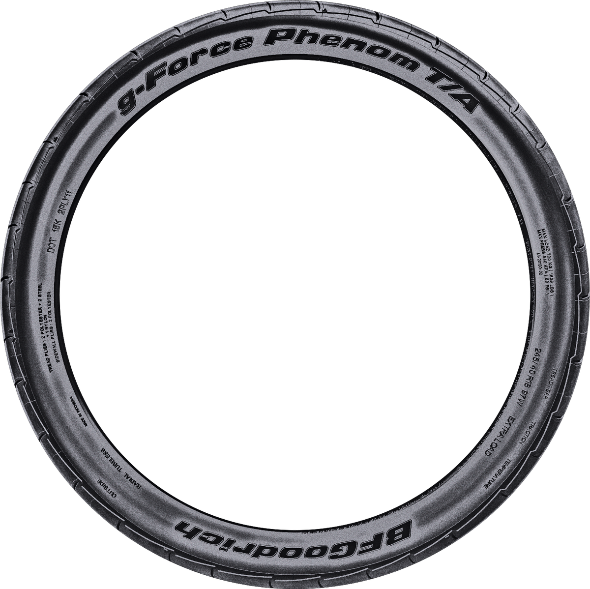 BF Goodrich g-Force Phenom T/A 225/40R18 tire view 2