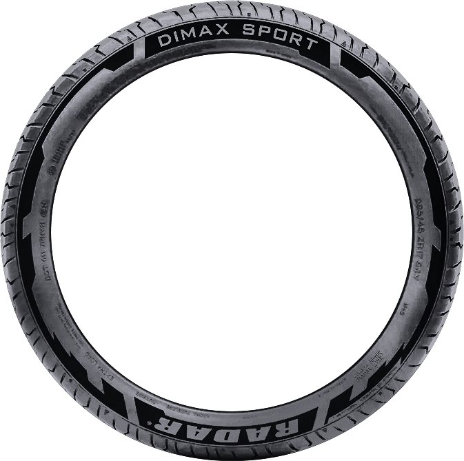 Radar Dimax Sport 255/35R19 tire view 2