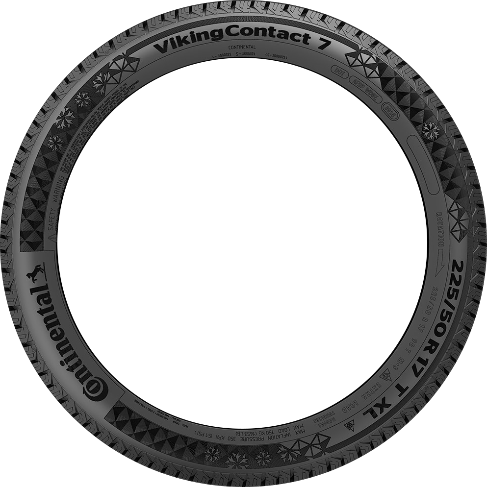 Continental VikingContact 7 225/45R18 tire view 2