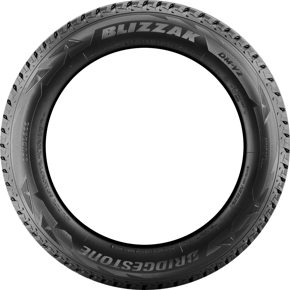 Bridgestone Blizzak DM-V2 245/50R20 tire view 2