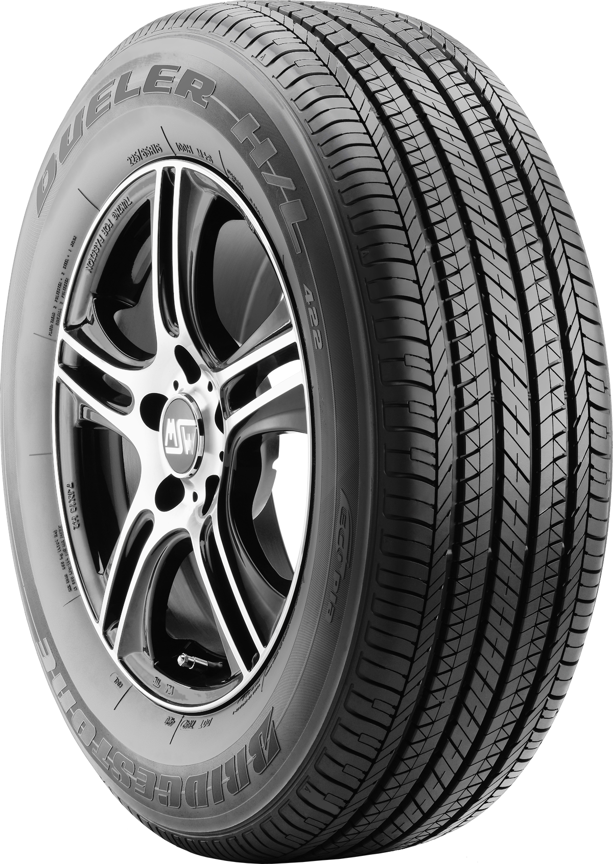 Bridgestone Dueler HL 422 Ecopia 245/55R19 all-season tire