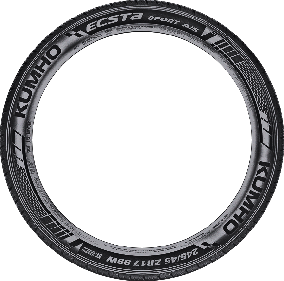Kumho PA71 Ecsta Sport A/S 255/45R19 tire view 2