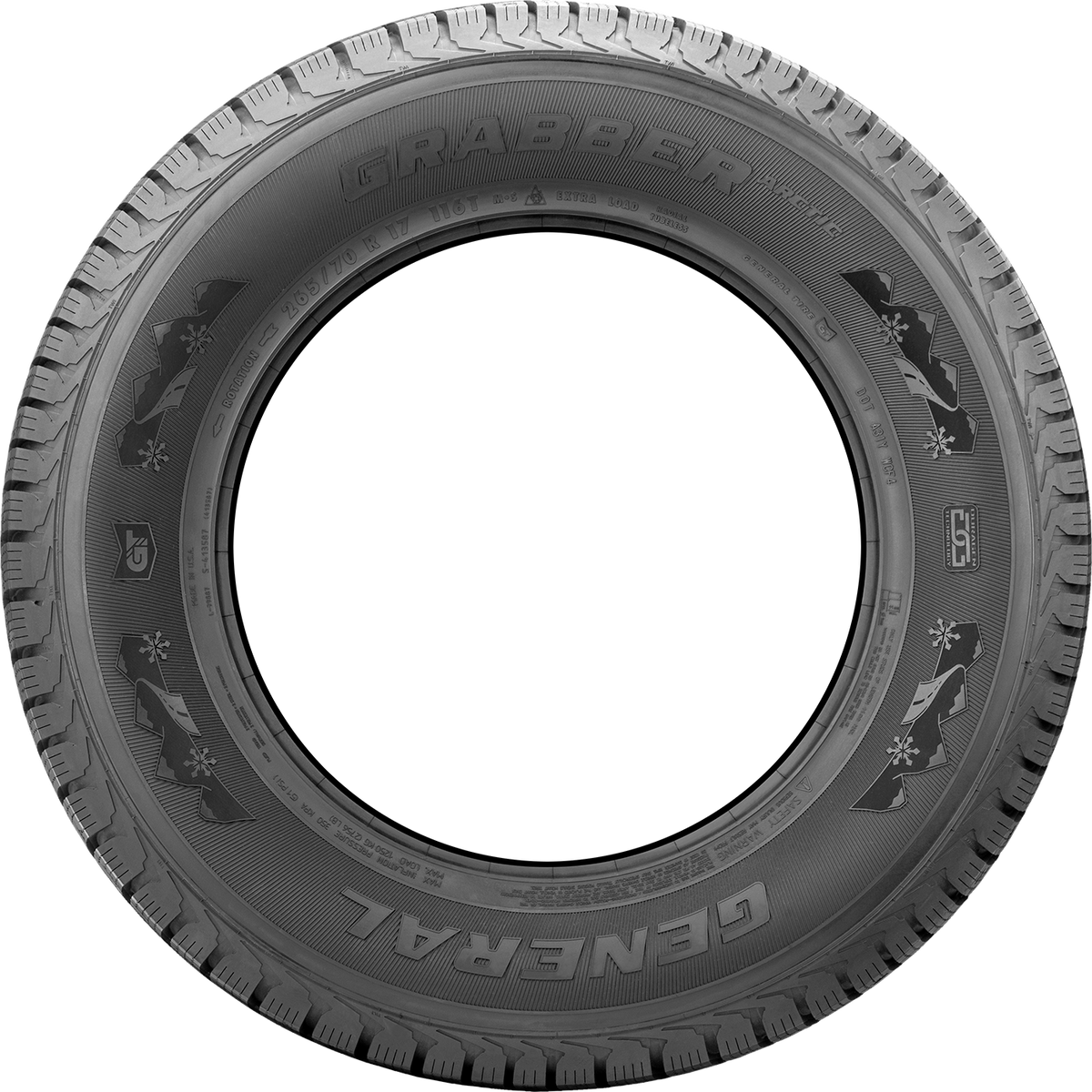 General Grabber Arctic 265/65R17 tire view 2