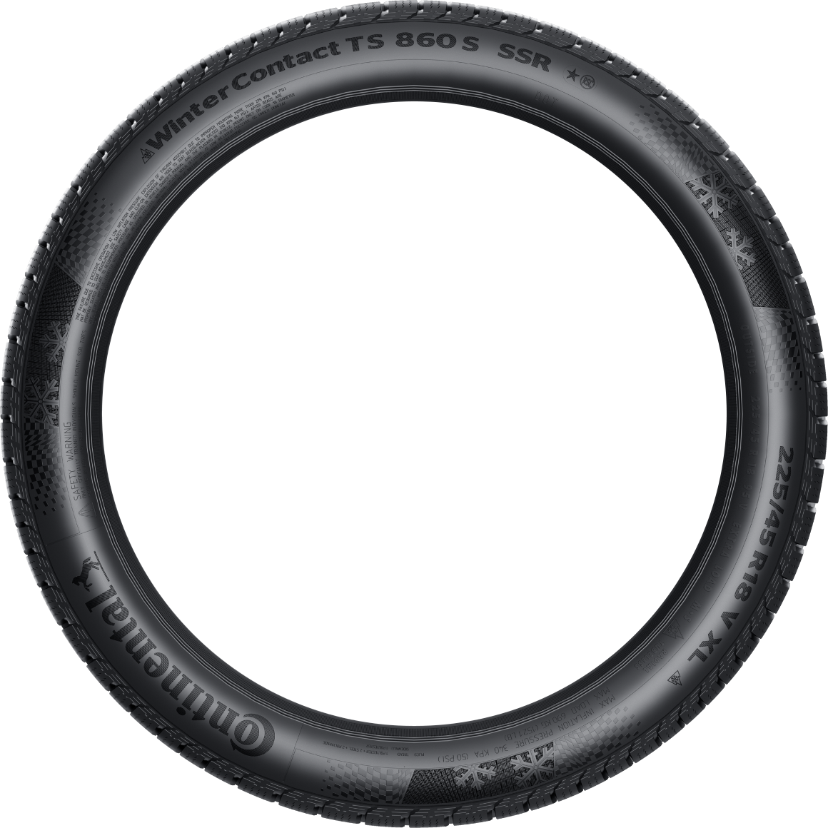 Continental WinterContact TS 850 P 265/50R20 tire view 2