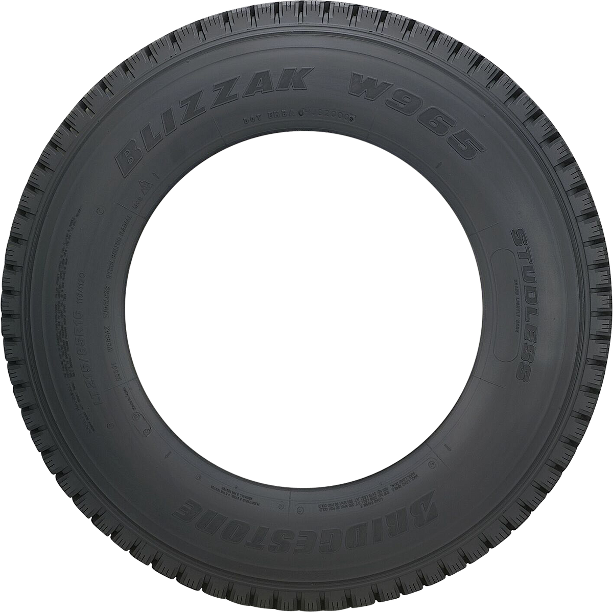 Bridgestone Blizzak W965 LT225/75R16 tire view 2