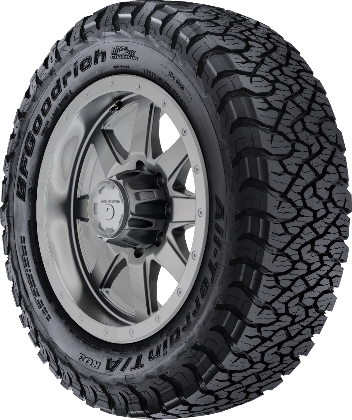 BF Goodrich All Terrain TA KO3 RWL LT275/70R18 all-weather tire