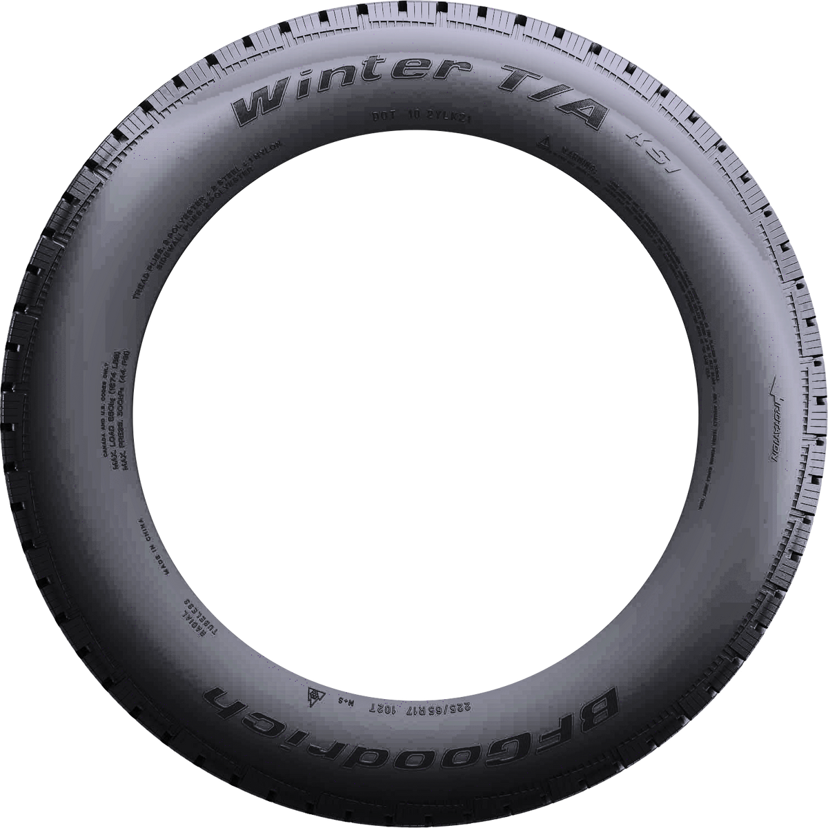 BF Goodrich Winter TA KSI 225/65R17 tire view 2