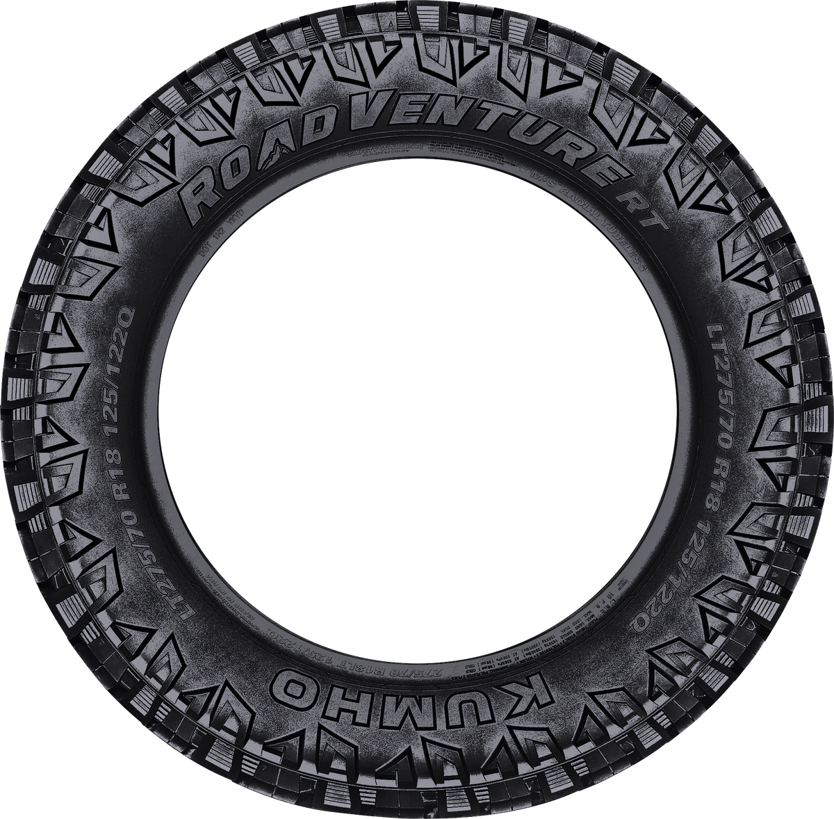 Kumho RT51 Road Venture LT265/70R17 tire view 2