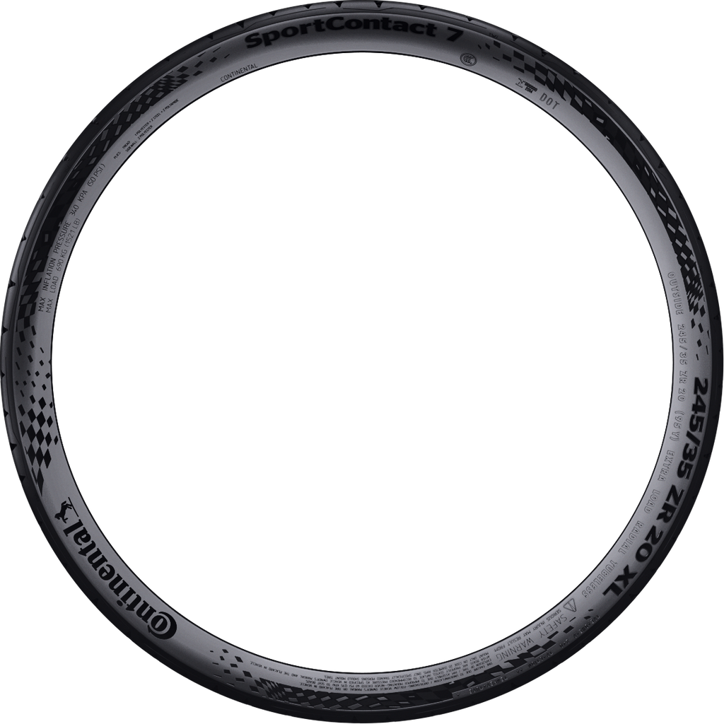 Continental SportContact 7 295/30R21 tire view 2