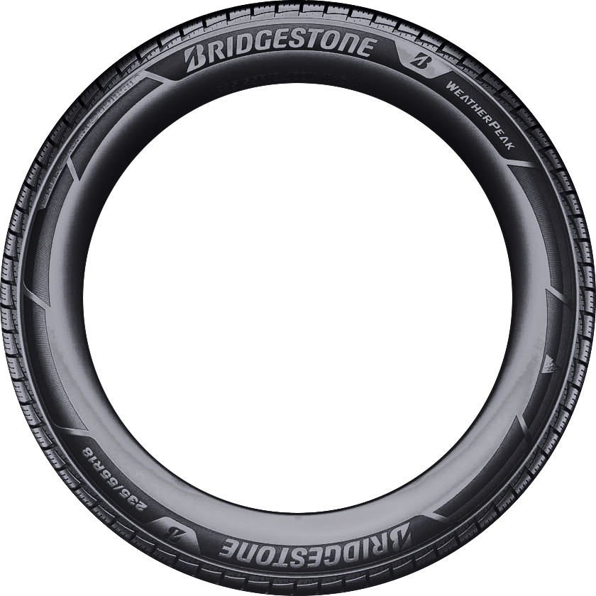 Bridgestone WeatherPeak 215/45R17 tire view 2