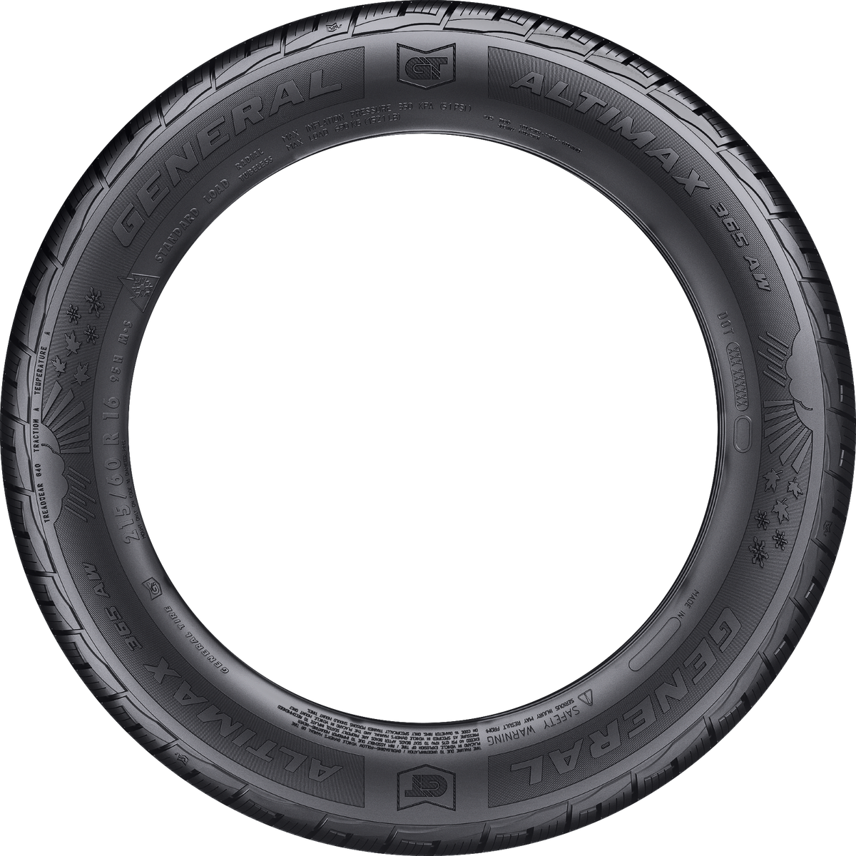 General Altimax 365AW 245/50R20 tire view 2