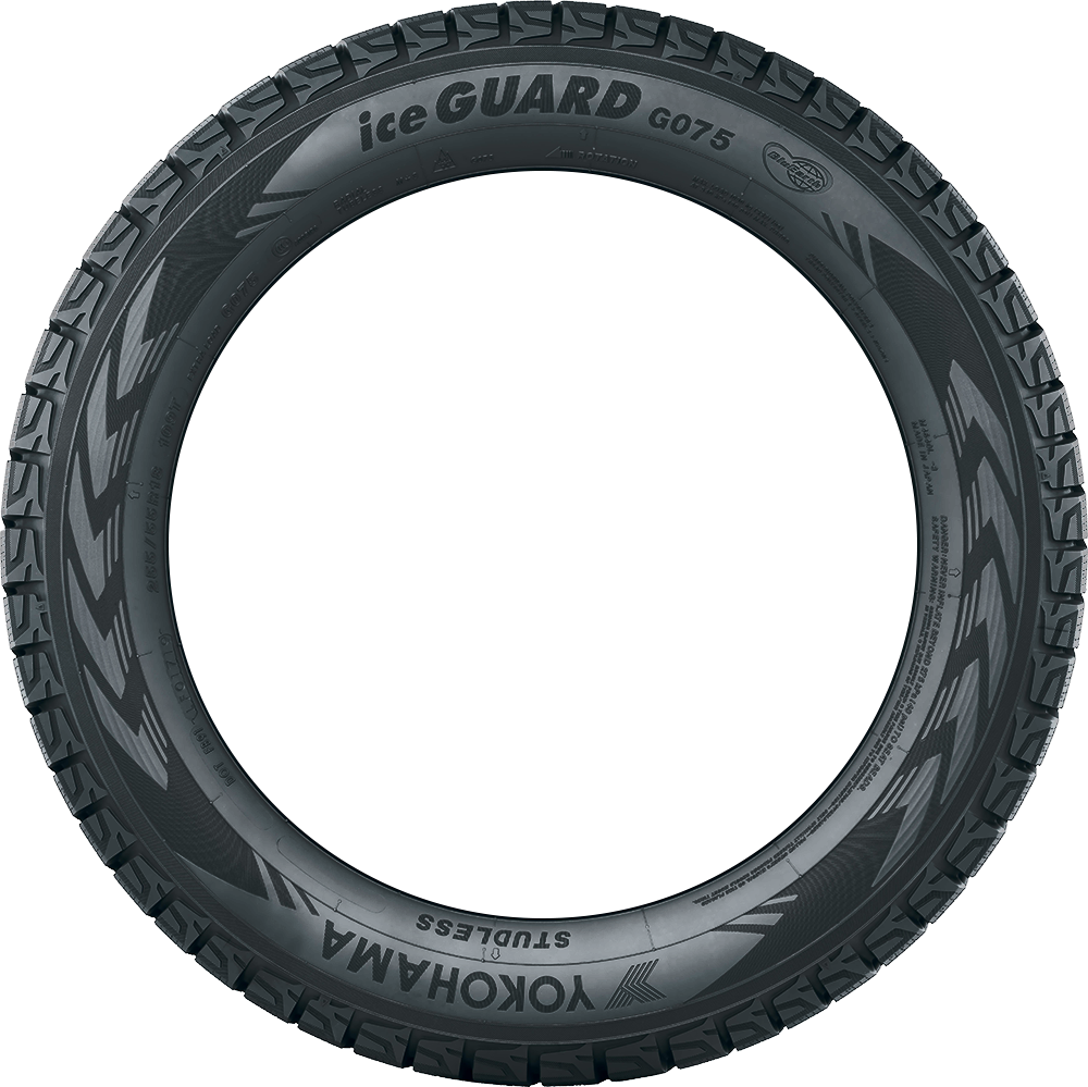 Yokohama IceGuard G075 225/55R19 tire view 2