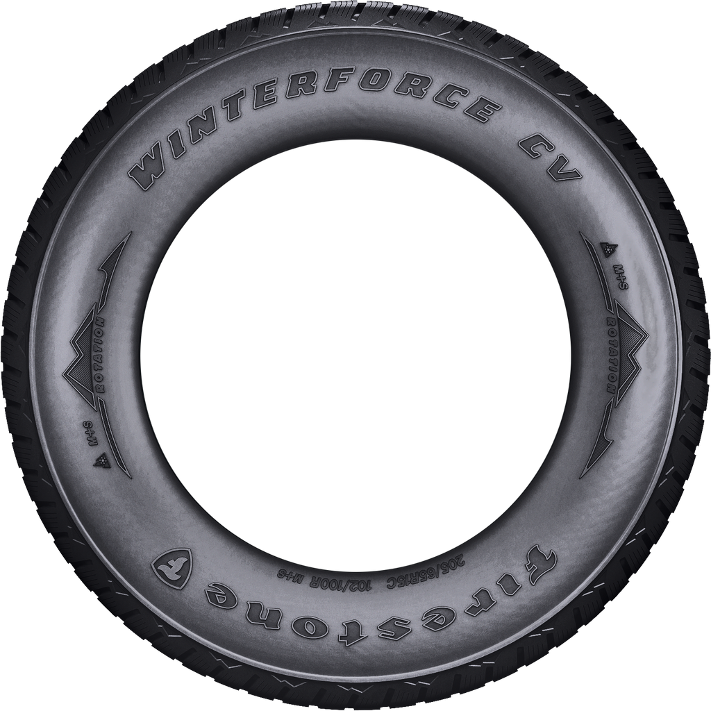 Firestone WinterForce CV 235/65R16 tire view 2