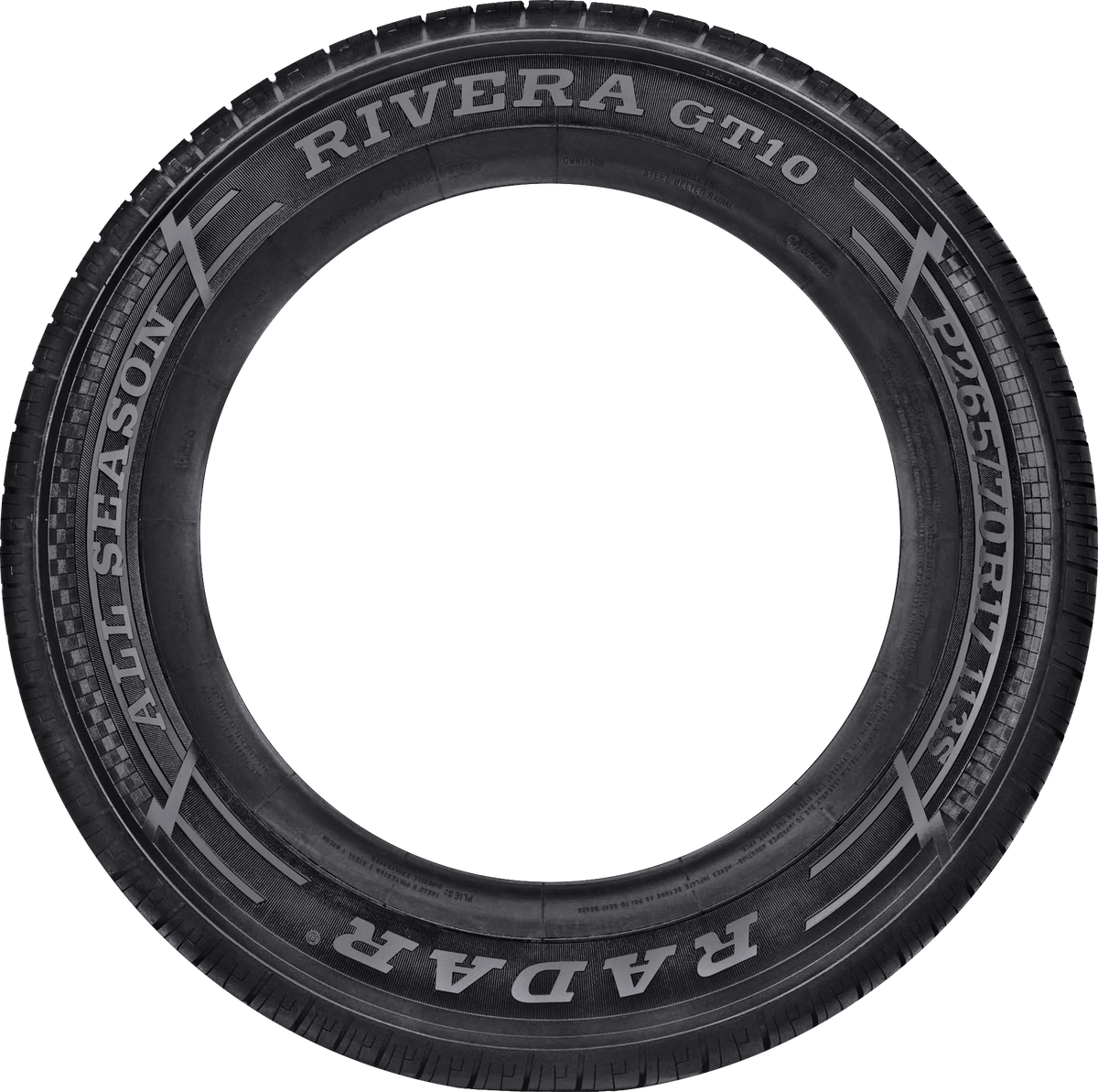 Radar Rivera GT-10 275/55R20 tire view 2