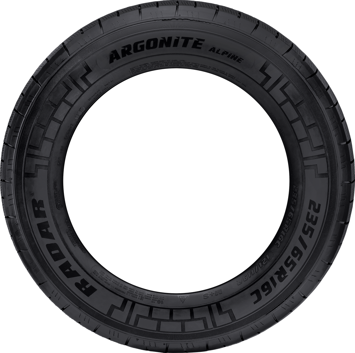 Radar Argonite Alpine 215/60R17 tire view 2